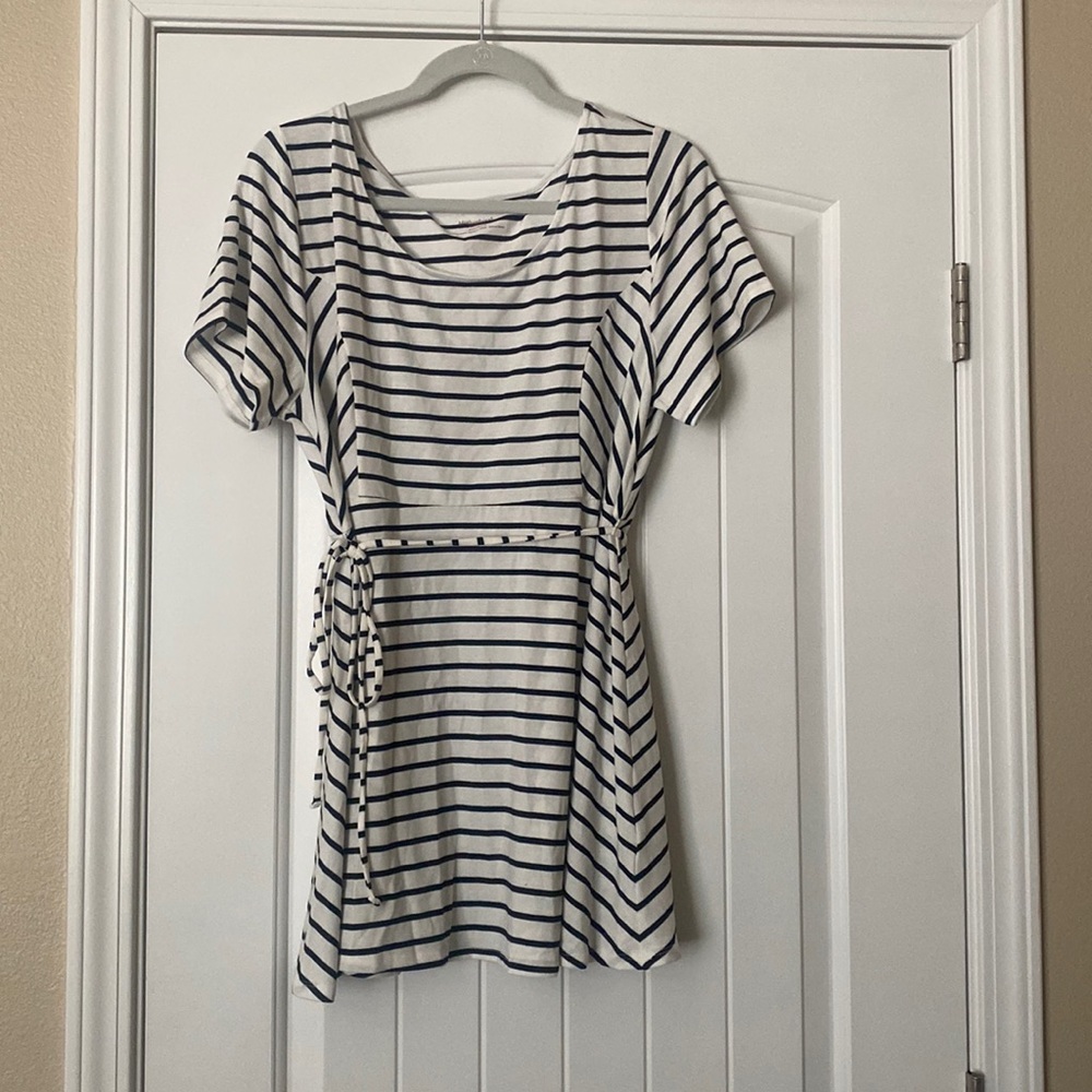Motherhood Maternity Striped Top 2X